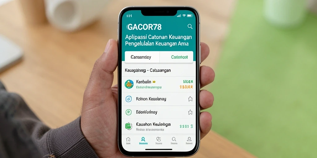 Tampilan antarmuka GACOR78 yang sederhana dan informatif untuk Catatan Keuangan.