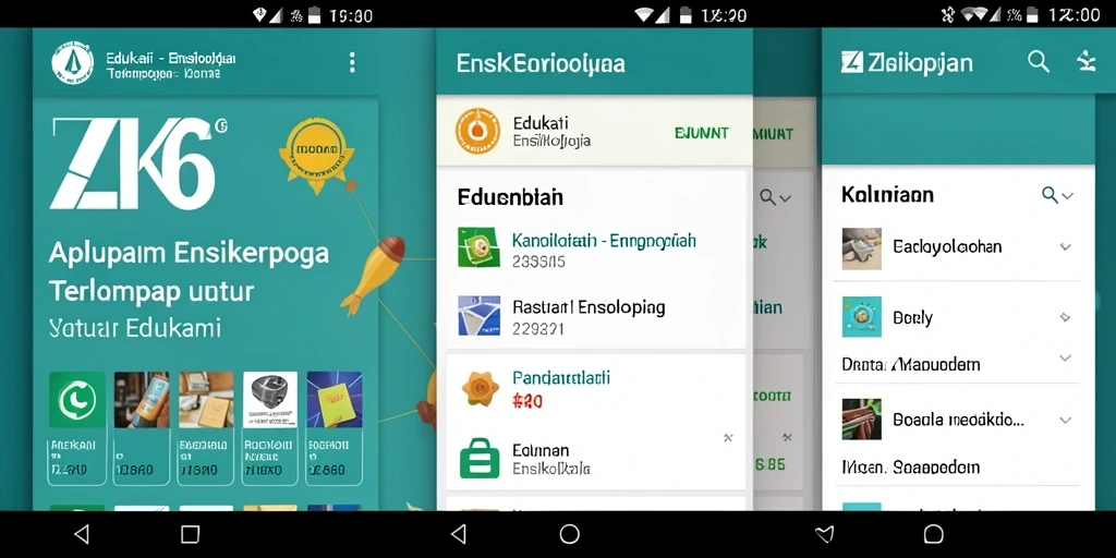 Tampilan antarmuka ZK6 yang bersih dan informatif.
