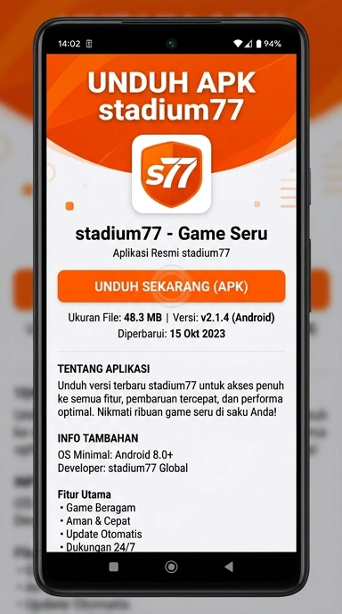 Unduh dan Instal APK stadium77 untuk Pengguna Android di Indonesia